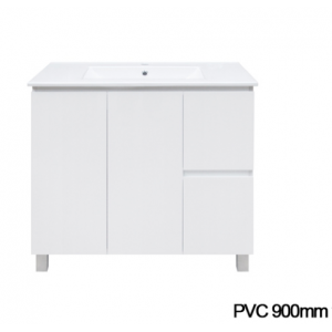Avalon-900 PVC Vanity Cabinet Only